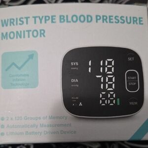 Wrist Blood Pressure Monitor - Black